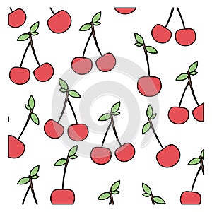 color cherrys background icon