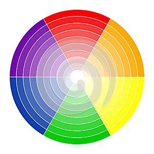 Color circle 6 colors