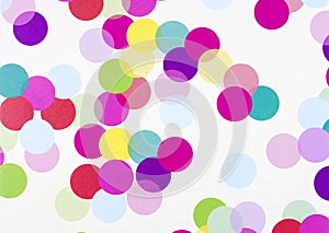 Color circles gift paper