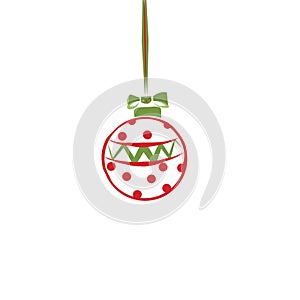 Color clip art from the Christmas ball.