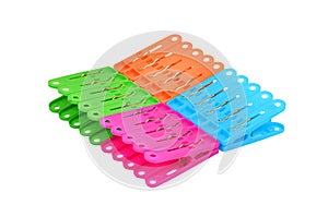 Color clothes pegs