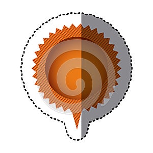 color cloud circle chat bubble