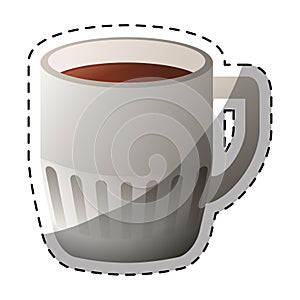 Color coffee cuppa design image