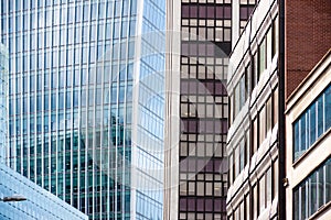 Color contrast skyscrapers