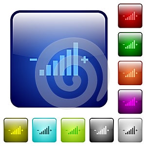 Color control element square buttons