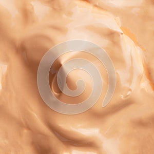 Color cosmetic cream top view