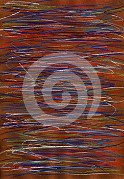 Color crayons background.