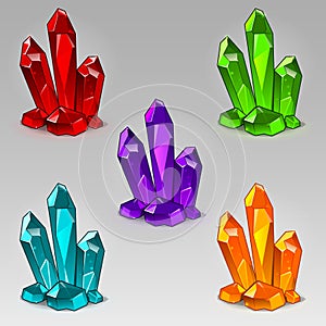Color crystal set