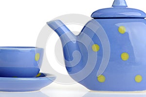 Color cup and teakettle