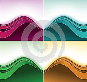 Color curve backgrounds