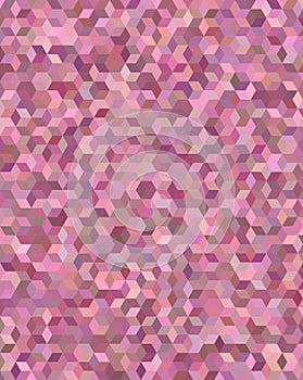 Color 3d cube mosaic background design