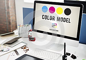 Color Design Model Art Paint Pigment Motion Concept