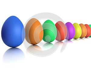 Color easter eggs