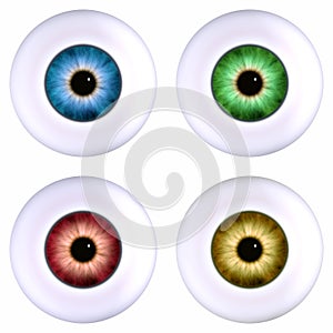 Color eyeball photo