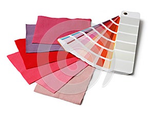 Color and fabric samples