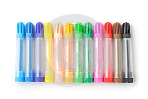 color felt-tip pens