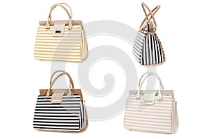 Color female bag on a white background12