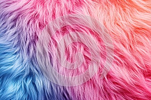 Color fur texture, top view.