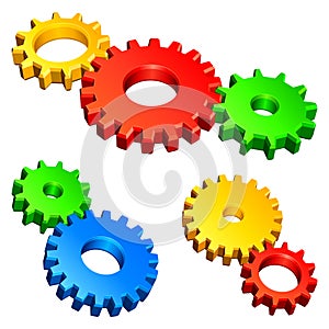 Color gears.