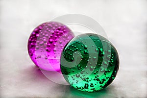 Color glass balls