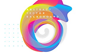 Color gradient fluid, modern stylish creative background, poster, banner, vector graphics