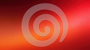 Color gradient grainy background, red orange