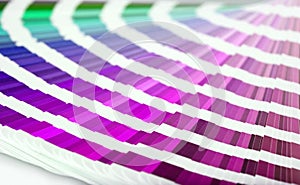 Color guide close-up