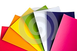 Color Guide. Rainbow sample colors catalog. RGB. CMYK. Designer color chart spectrum