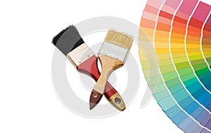 Color guide for selection and paintbrush