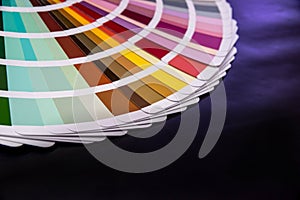 Color guide spectrum samples