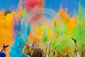 Color holi festival photo