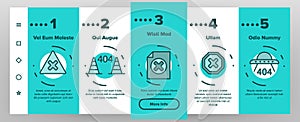 Color 404 HTTP Error Message Vector Onboarding