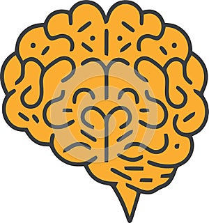 color human brain logo