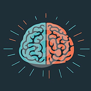 color human brain logo