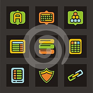 Color Icon Series - Database Icons