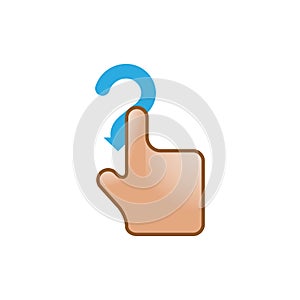 Color Icon - Touchpad Gesture