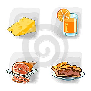 Color icons, Meal