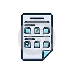 Color illustration icon for Answered, reply and respond