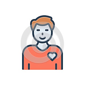 Color illustration icon for Behavior, conduct and deportment