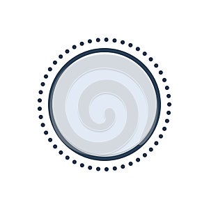 Color illustration icon for Circle, cycle and scansion