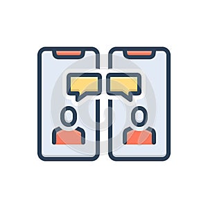 Color illustration icon for Consultant, counsellor and adviser