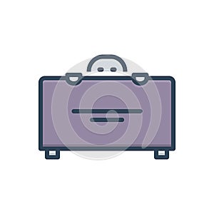 Color illustration icon for Disappear, vanish and disappearance