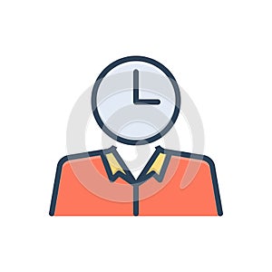 Color illustration icon for Duty, responsibility and obligation