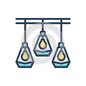 Color illustration icon for Fixtures, stability and fastness