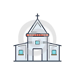 Color illustration icon for Holy place, stead and collocation photo