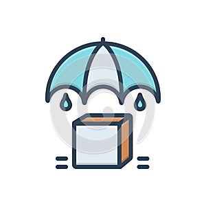 Color illustration icon for Keep, maintenance and upkeep