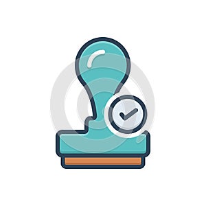 Color illustration icon for Qualify, certify and enable