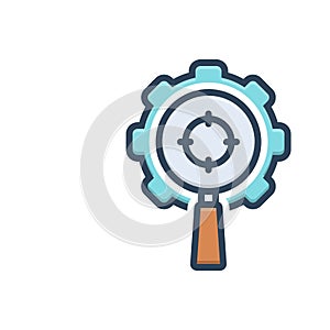 Color illustration icon for Relevant, episodic and pertinent