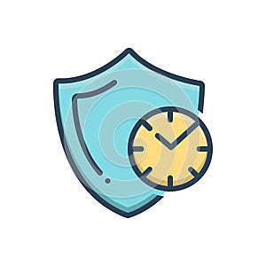 Color illustration icon for Reliable, credible and authentic