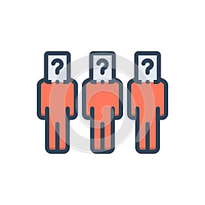 Color illustration icon for Respondent, defendant and remonstrant